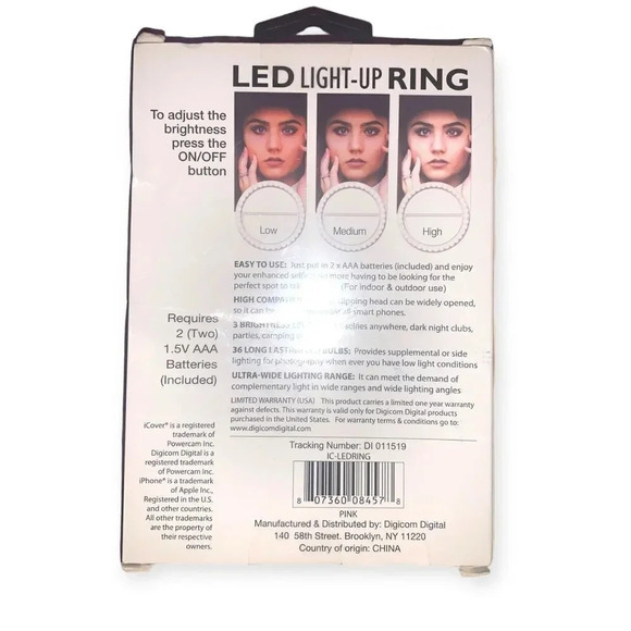 3" Mini LED Selfie Ring Light - Picture 2 of 2